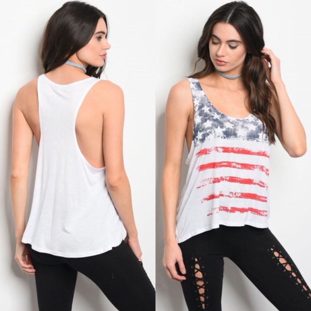 USA Flag Tank Top S/M/L
